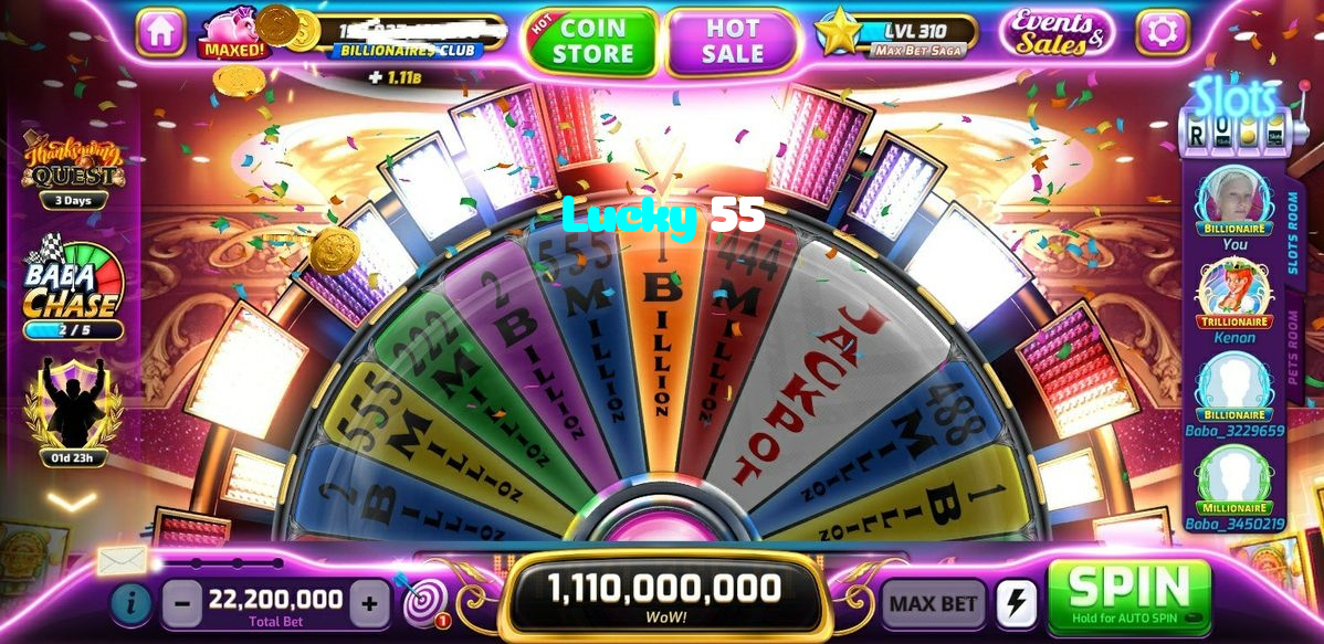 Lucky 55 خوش آمدید بونس +600% پیشکش موبائل ایپ کے پروموشن سیکشن میں دکھائی دیتی ہے۔